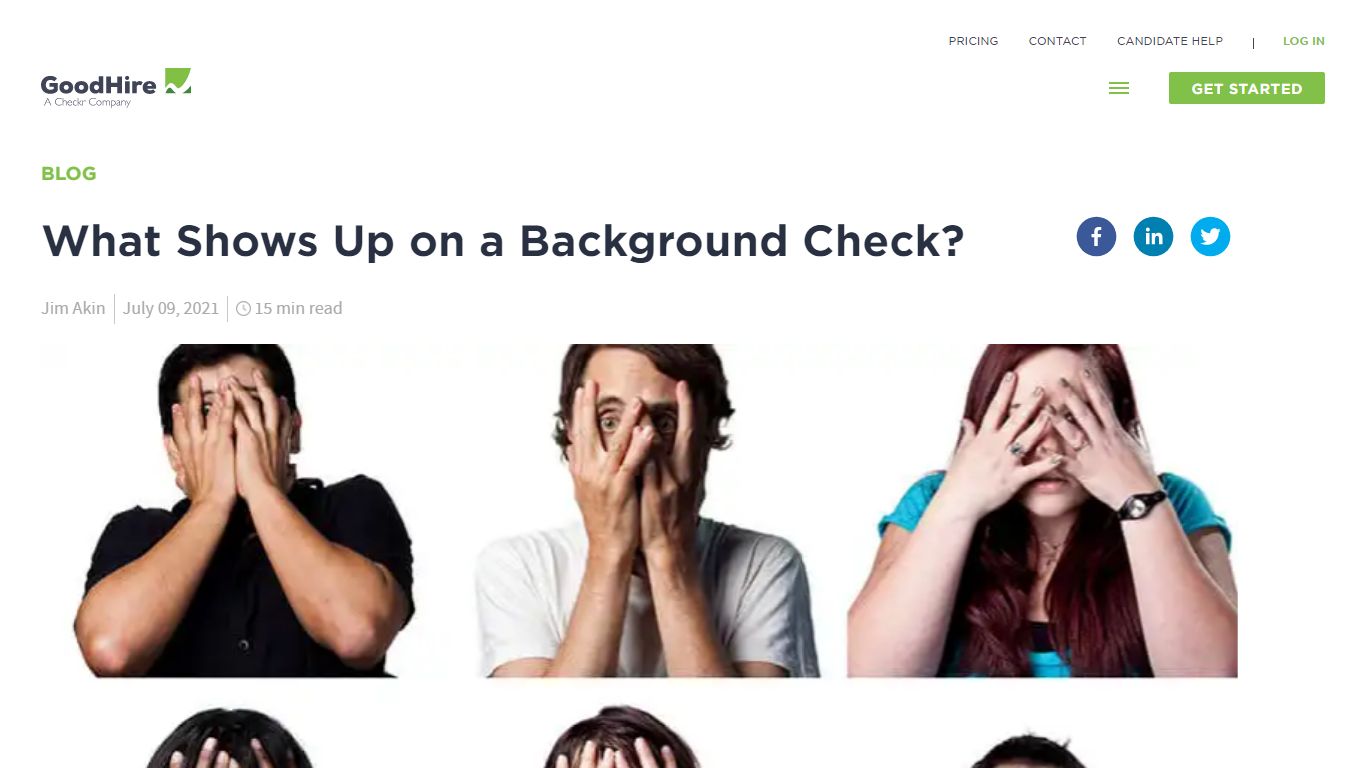 What Shows Up on a Background Check? | GoodHire